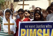 Cristianos se manifiestan a favor de Rimsha | EFE
