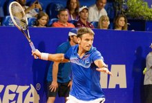 Tommy Robredo, durante el torneo de Umag. | Cordon Press