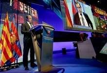 Sandro Rosell, en la Asamblea. | EFE