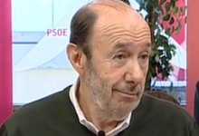 Alfredo Prez Rubalcaba, este sbado en un acto sobre la pobreza | Imagen TV