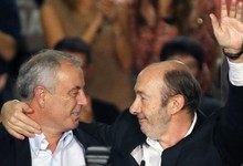 Lpez y Pachi Vzquez, en el cierre de campaa | EFE