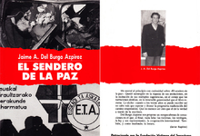 El libro escrito por Jaime del Burgo en 1991 | Archivo