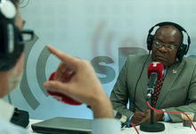 Severo Moto, en un momento de la entrevista | LD