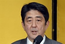 El primer ministro japons, Shinzo Abe, este lunes. |Efe