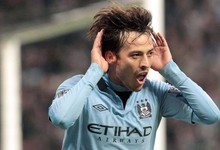 Silva celebra uno de los dos tantos logrados. | EFE