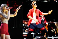 Taylor Swift y Justin Bieber, en la gala de los Jingle Ball en Nueva York | Cordon Press