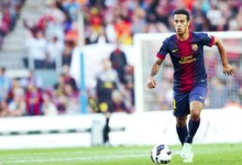Thiago Alcntara, durante un partido del Barcelona. | Cordon Press