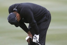 Tiger Woods, tras quedar eliminado por Charles Howell III. | Cordon Press
