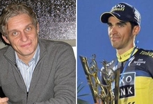 Oleg Tinkov y Alberto Contador. | Archivo