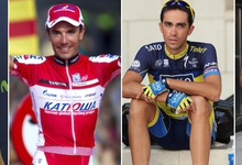Valverde, Purito, Contador y Samuel Snchez. | LD