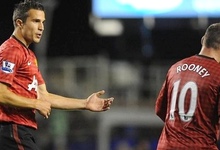 Van Persie y Rooney, durante un partido del Manchester United. | Archivo