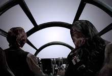 As debera haberse visto la famosa escena del salto al hiperespacio para ser rigurosa.