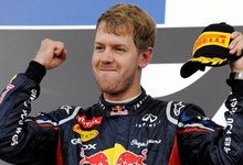 Sebastian Vettel celebra su triunfo en Suzuka. | EFE