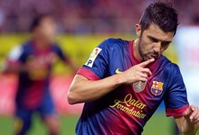 David Villa, futbolista del Barcelona. | EFE
