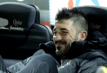 David Villa, en el banquillo ante el Atl�tico de Madrid. | Cordon Press/Archivo