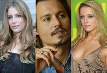 Villepin, Johnny Depp y Amber Heard