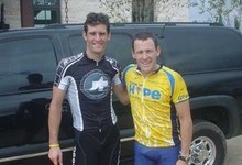 Mark Webber y Lance Arsmtrong, juntos en 2008 | markwebber.com