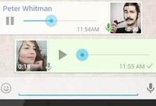 Bastar con pulsar y mantener pulsado el botn del micrfono para enviar un mensaje. | WhatsApp