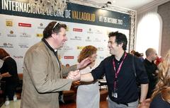 El director holands Diederik Ebbinge (i), autor de "Matterhorn", y el realizador argentino Juan Taratuto, autor de "La reconstruccin".