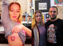 Scarlett Johansson, tatuada | Fuzi Uytpk