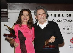Victoria Abril y Miguel Ros, en los premios Pata Negra | Cordon Press