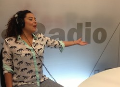 Olga Romero, en los estudios de esRadio