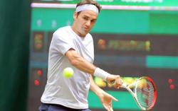Roger Federer, durante su partido contra Youzhny