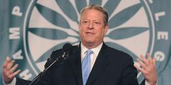 El apstol verde, Al Gore, dando una conferencia en abril de 2012. | Cordon Press