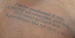 Tatuaje de Mario Balotelli. 