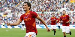 Bojan celebra un gol con la Roma la pasada temporada. | Archivo
