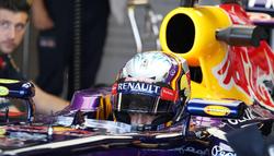 Carlos Sainz Jr., durante su debut al volante de un Red Bull. | Cordon Press