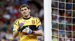 Iker Casillas, durante la final contra Italia. | EFE