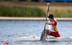 David Cal, durante su participaci�n en las semifinales. | EFE