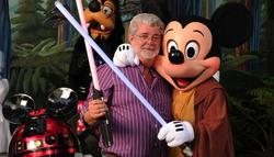 George Lucas, en una premonitoria fotografía de agosto de 2010. | Disney