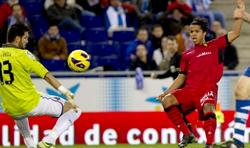 Giovani dos Santos, durante un partido ante el Espanyol. | Archivo