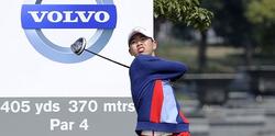 El joven golfista chino Tian-lang Guan. | Agencias