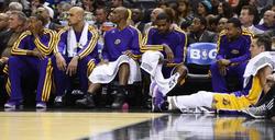 Banquillo de Los Angeles Lakers. | EFE