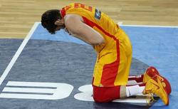 Marc Gasol, durante el encuentro frente a Francia. | EFE