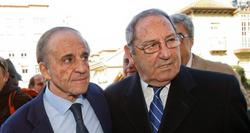 Jos Mara Garca y Paco Gento, en el funeral. | EFE