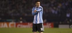 Leo Messi, durante el partido de la selección argentina. | EFE