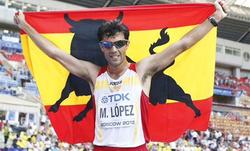 Miguel ngel Lpez celebra la medalla de bronce | Efe