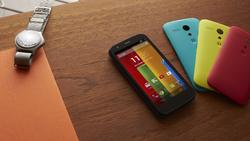 El Moto G en cuatro de los siete disponibles. | Motorola