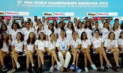 Foto de familia del equipo espaol que participar en los Mundiales. | EFE