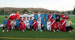 Los tres equipos participantes en el I Torneo para la Integracin.