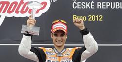 Pedrosa celebra su victoria en Brno. | EFE