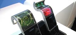 Las pantallas flexibles de Samsung