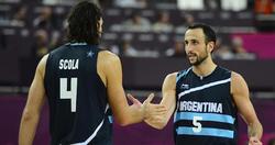 Scola y Ginobili, dos de las figuras de la mejor generacin de baloncesto de Argentina. | EFE