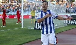 Seferovic marcó su primer gol con la Real Sociedad. | EFE