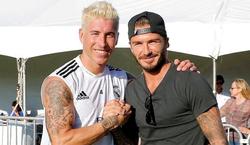 Sergio Ramos, junto a David Beckham en Los ngeles. | Foto: realmadrid.com
