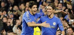 Torres (d) celebra junto a scar su gol al Shakhtar Donetskk. | EFE